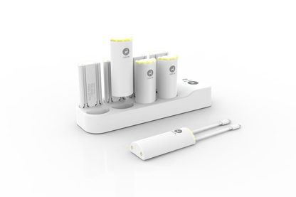 LOADIES Powerbank Station 8x3000mAh Ladestation USB-C Lightning 24000mAh